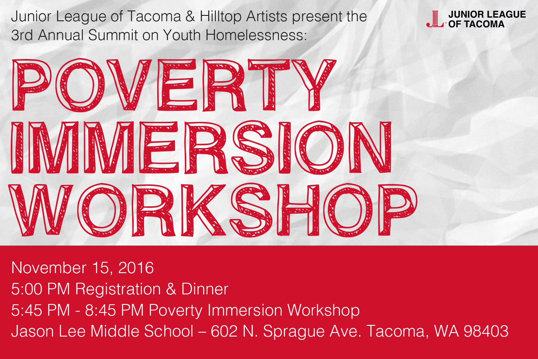 Poverty Immersion Workshop
