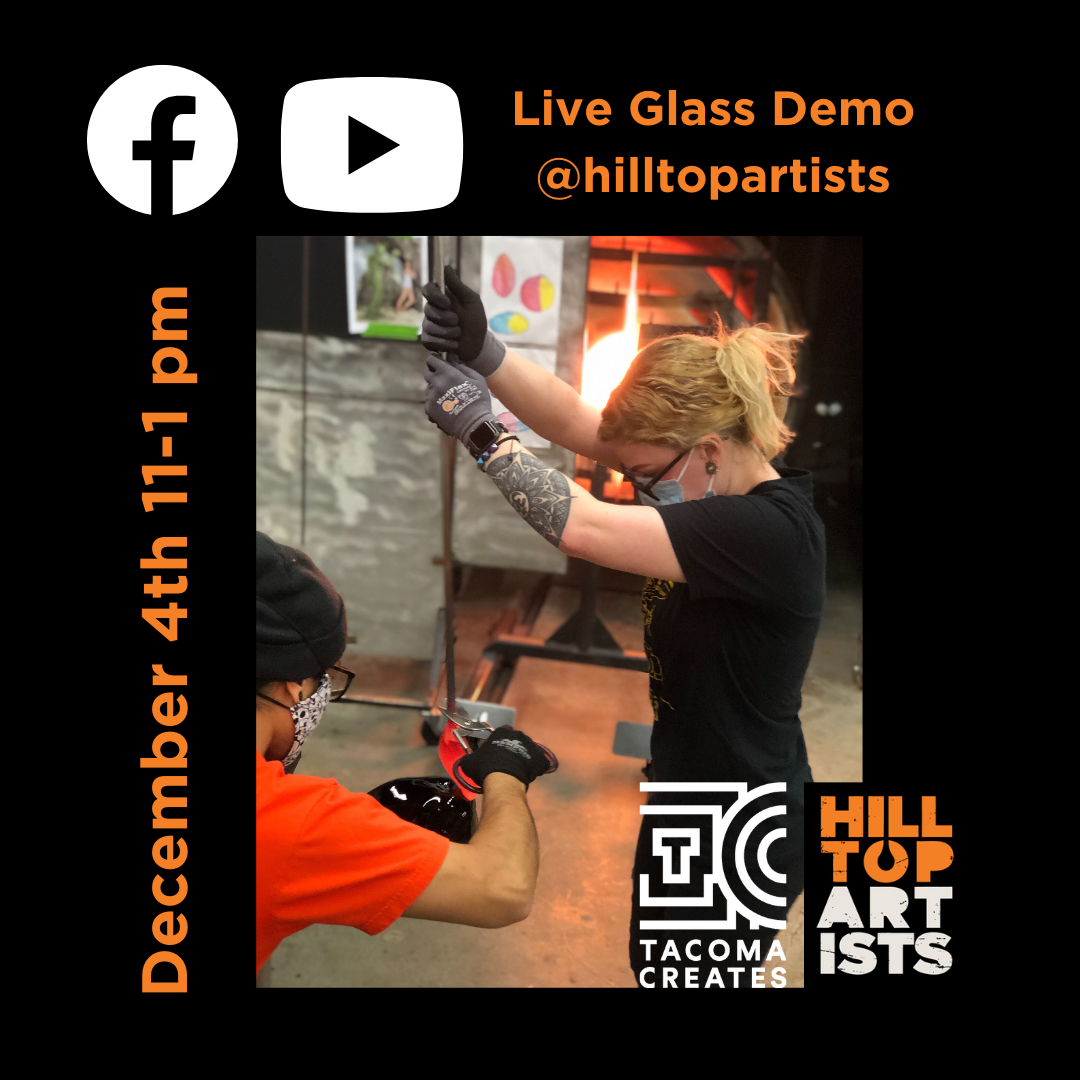 Live Glass Art Demo of a BIG Snowperson